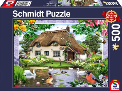 Pusle "Romantic country house" 500 tk-w008 WHSX Jigsaw Puzzles-Brain Games OÜ