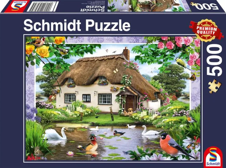 Pusle "Romantic country house" 500 tk-w008 WHSX Jigsaw Puzzles-Brain Games OÜ