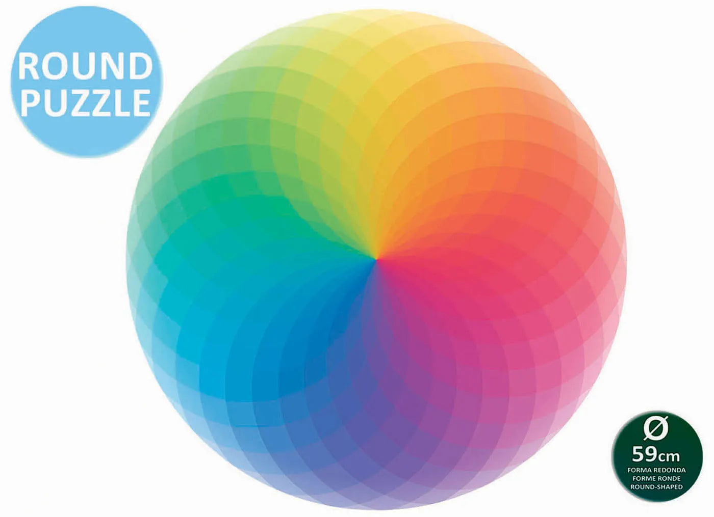 Pusle "Round Rainbow" 800 tk-w008 WHSX Jigsaw Puzzles-Brain Games OÜ