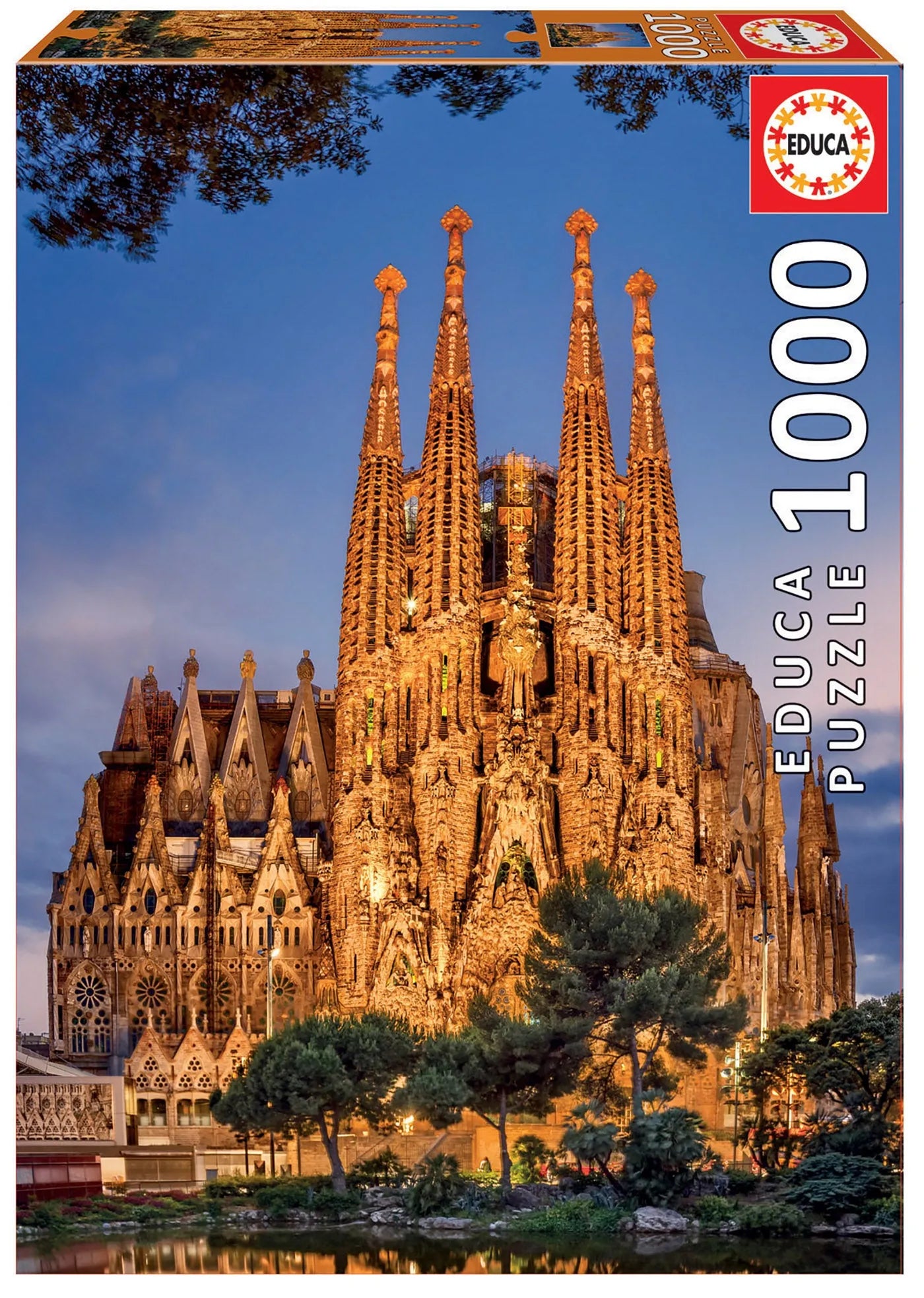 Pusle "Sagrada Familia" 1000 tk-w008 WHSX Jigsaw Puzzles-Brain Games OÜ