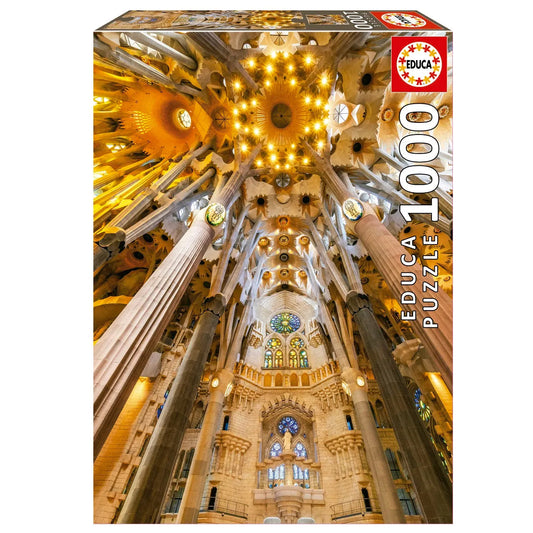 Pusle "Sagrada Familia Interior" 1000 tk-w008 WHSX Jigsaw Puzzles-Brain Games OÜ