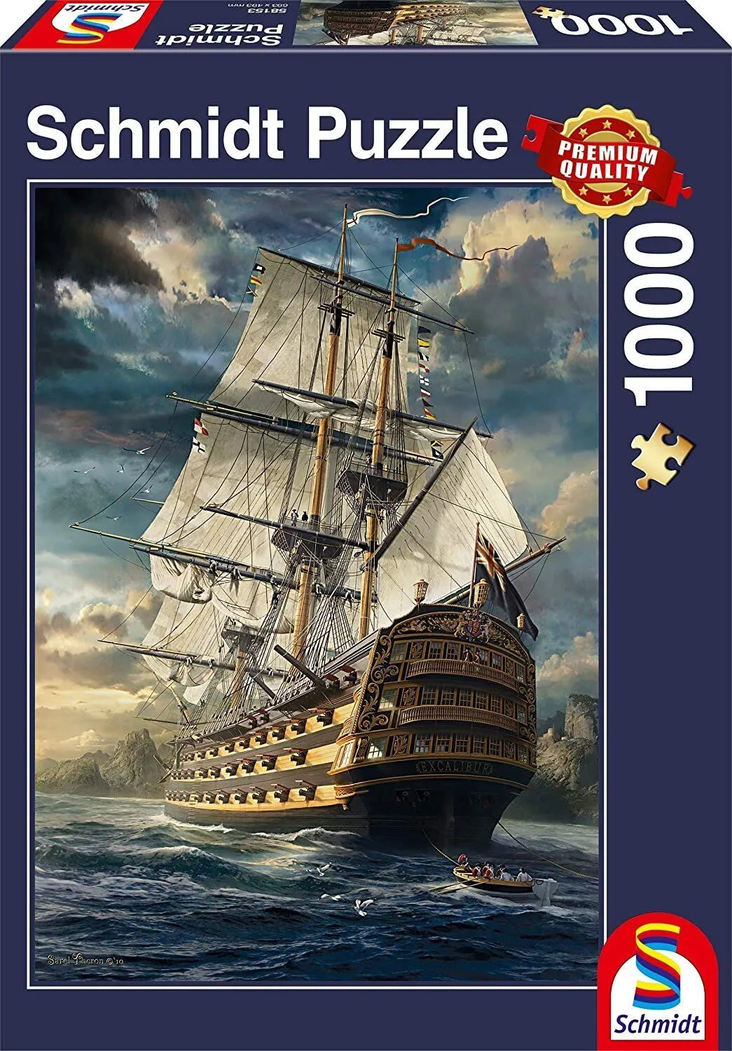 Pusle "Sails set" 1000 tk-w008 WHSX Jigsaw Puzzles-Brain Games OÜ