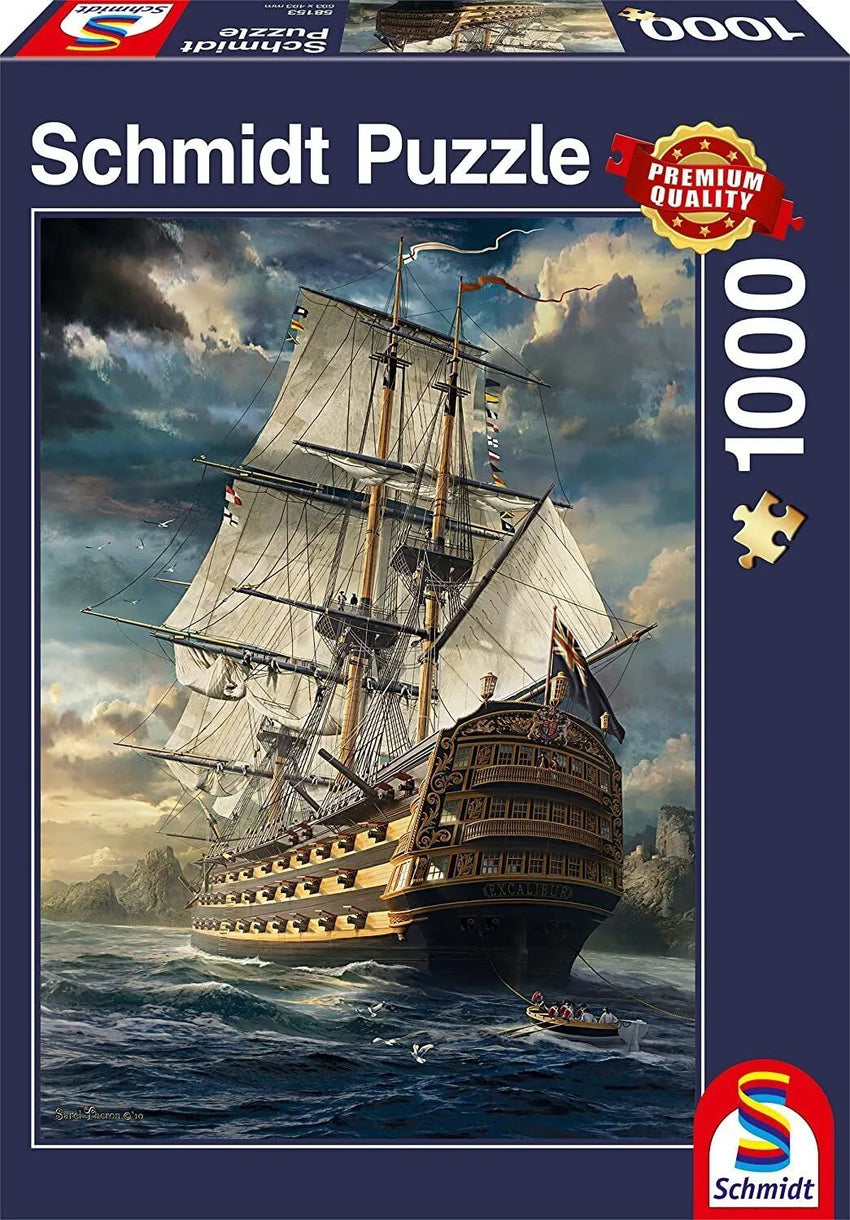 Pusle "Sails set" 1000 tk-w008 WHSX Jigsaw Puzzles-Brain Games OÜ