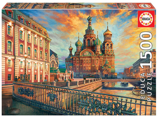 Pusle ''Saint Petersburg'' 1500 tk-w008 WHSX Jigsaw Puzzles-Brain Games OÜ