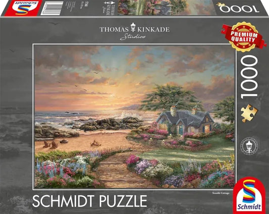 Pusle "Seaside Cottage" 1000 tk-w008 WHSX Jigsaw Puzzles-Brain Games OÜ