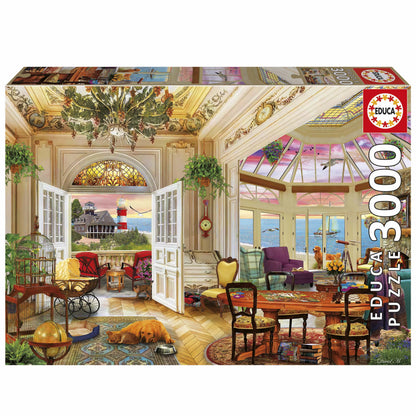 Pusle "Seaside living" 3000 tk-w008 WHSX Jigsaw Puzzles-Brain Games OÜ
