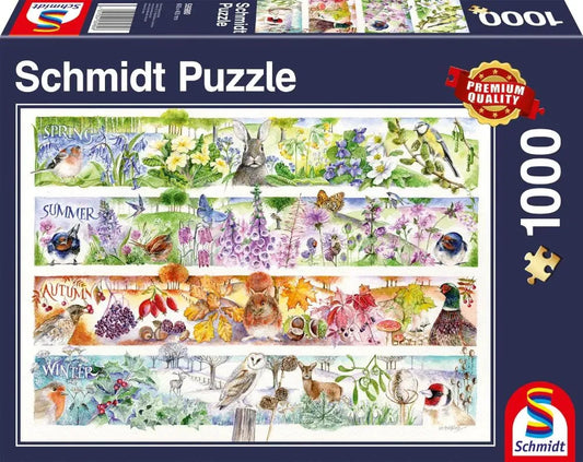 Pusle "Seasons" 1000 tk-w008 WHSX Jigsaw Puzzles-Brain Games OÜ