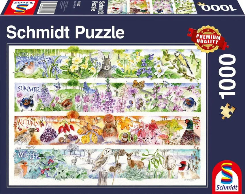 Pusle "Seasons" 1000 tk-w008 WHSX Jigsaw Puzzles-Brain Games OÜ