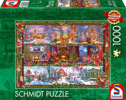 Pusle "Season´s greetings" 1000 tk-w008 WHSX Jigsaw Puzzles-Brain Games OÜ