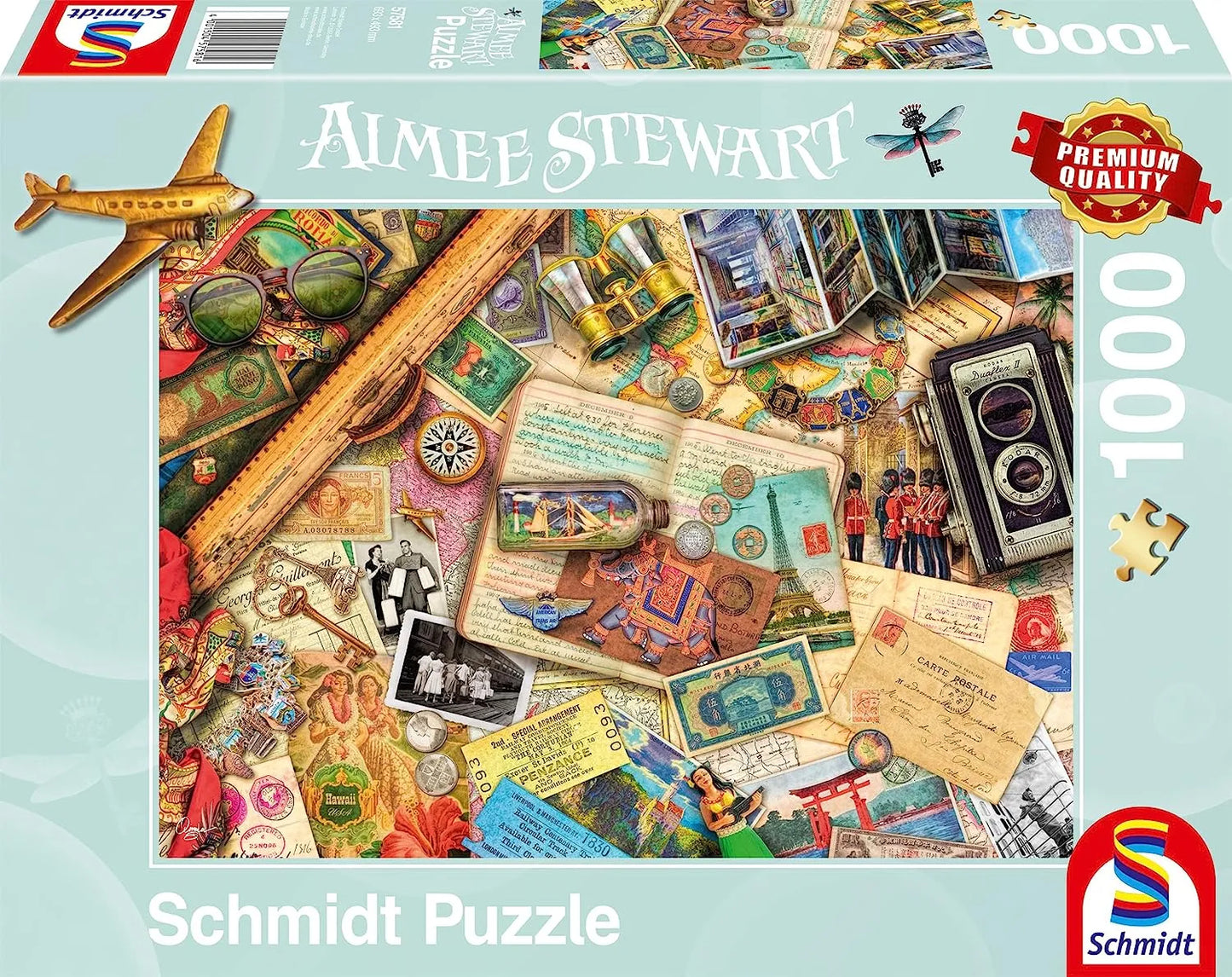 Pusle "Served up: Travel memories" 1000 tk-w008 WHSX Jigsaw Puzzles-Brain Games OÜ