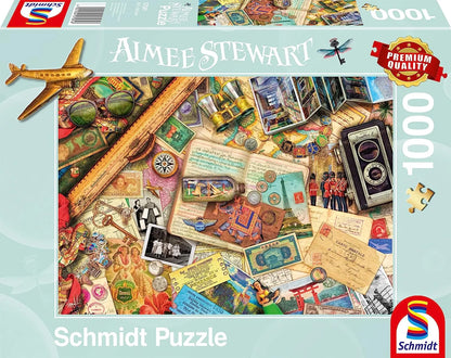 Pusle "Served up: Travel memories" 1000 tk-w008 WHSX Jigsaw Puzzles-Brain Games OÜ