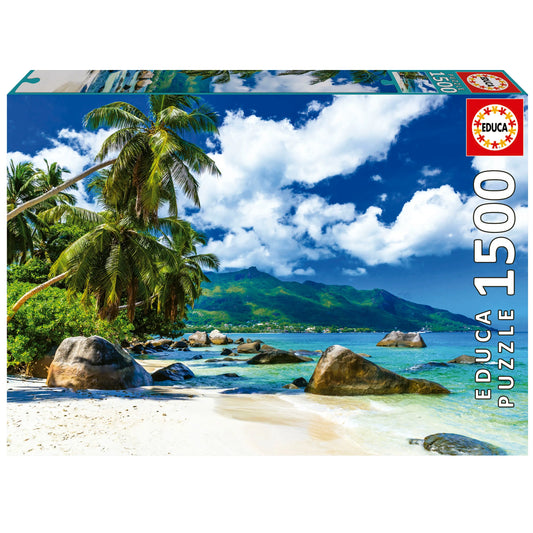 Pusle "Seychelles" 1500 tk-w008 WHSX Jigsaw Puzzles-Brain Games OÜ