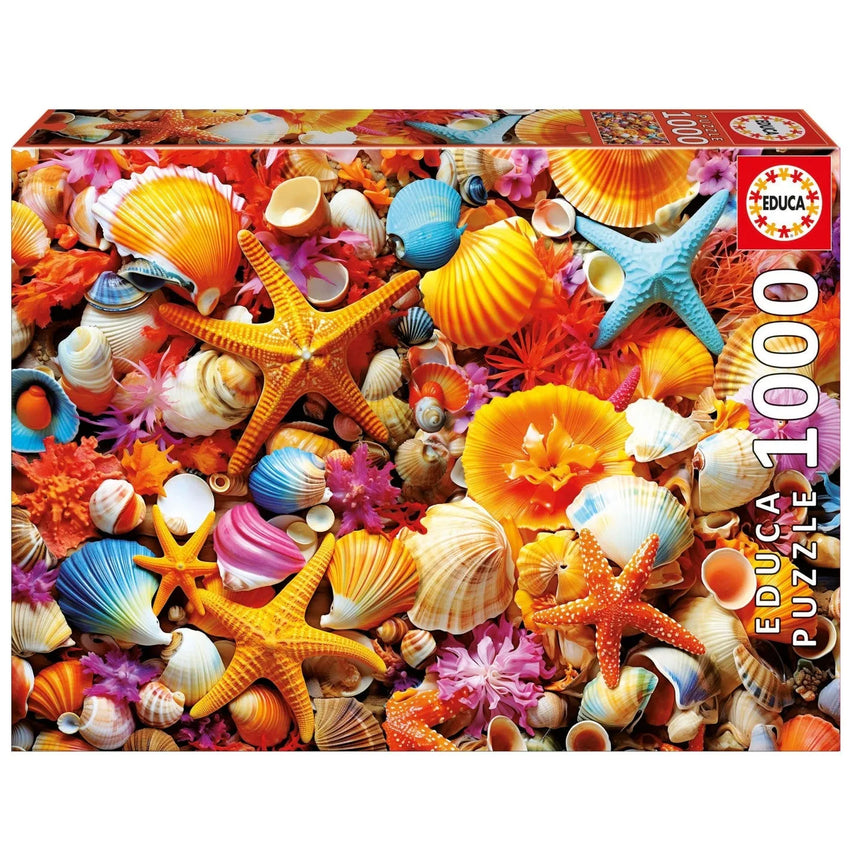 Pusle "Shell Collage" 1000 tk-w008 WHSX Jigsaw Puzzles-Brain Games OÜ