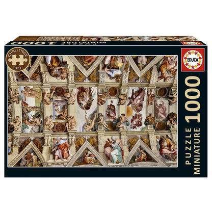 Pusle "Sistine Chapel, Miniature" 1000 tk-w008 WHSX Jigsaw Puzzles-Brain Games OÜ