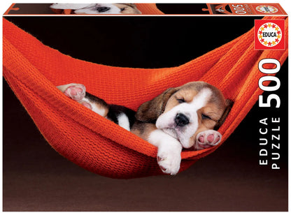 Pusle "Sleeping in a hammock" 500 tk-w008 WHSX Jigsaw Puzzles-Brain Games OÜ