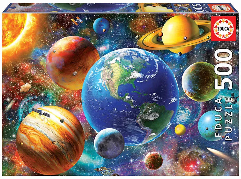 Pusle "Solar System" 500 tk-w008 WHSX Jigsaw Puzzles-Brain Games OÜ