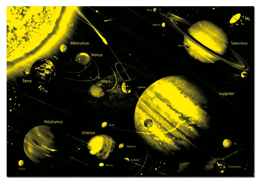 Pusle "Solar System NEON" 1000 tk-w008 WHSX Jigsaw Puzzles-Brain Games OÜ