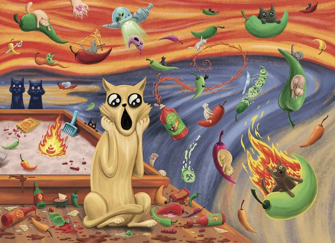 Pusle "Spicy scream" 1000 tk-w008 WHSX Jigsaw Puzzles-Brain Games OÜ