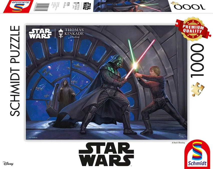 Pusle "Star Wars - A Son's Destiny" 1000 tk-w008 WHSX Jigsaw Puzzles-Brain Games OÜ