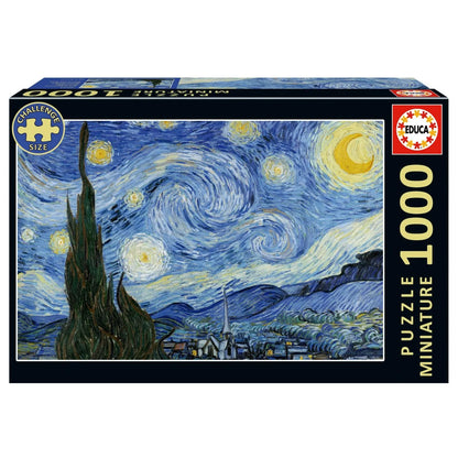 Pusle "Starry Night ,Miniature" 1000 tk-w008 WHSX Jigsaw Puzzles-Brain Games OÜ
