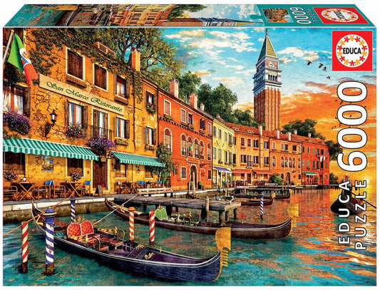Pusle "Sunset to San Marcos" 6000 tk-w008 WHSX Jigsaw Puzzles-Brain Games OÜ