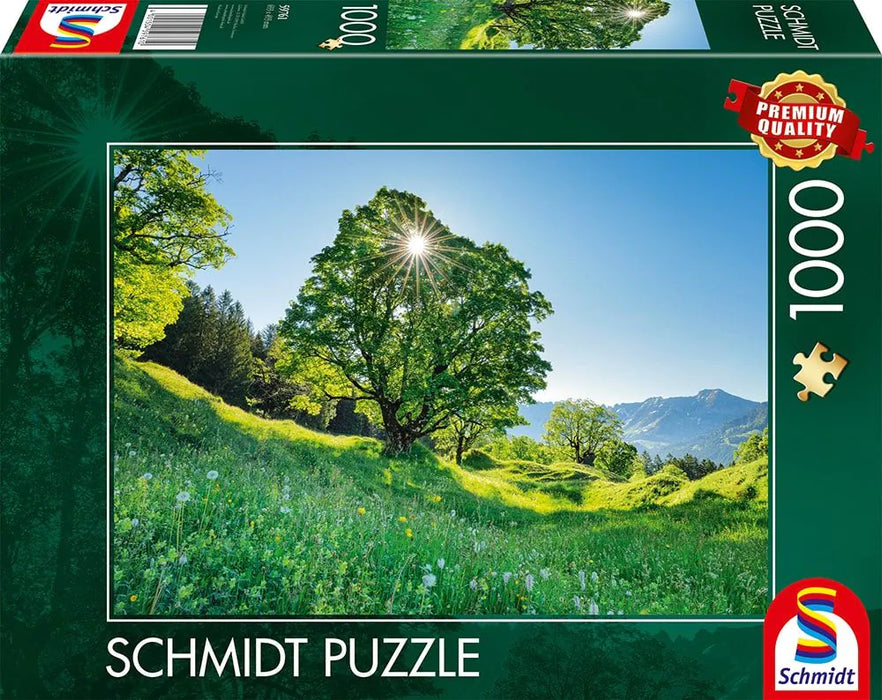 Pusle "Sycamore Maple in the Sunlight - St. Gallen, Switzerland" 1000 tk