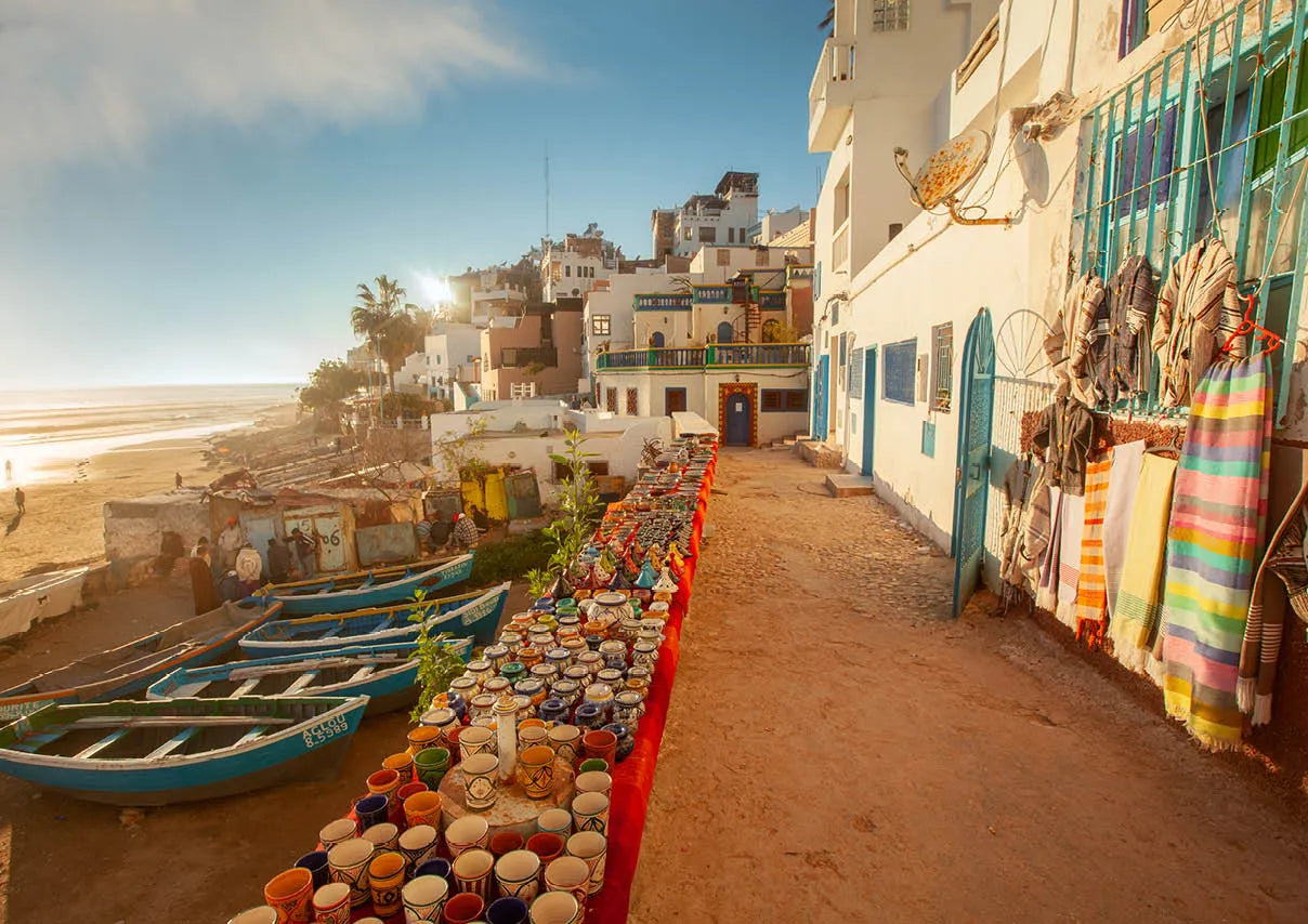 Pusle "Taghazout, Morocco" 1000 tk-w108 WHS Jigsaw Puzzles-Brain Games OÜ