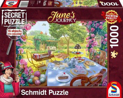 Pusle "Tea in the garden" 1000 tk-w008 WHSX Jigsaw Puzzles-Brain Games OÜ