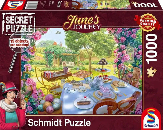 Pusle "Tea in the garden" 1000 tk-w008 WHSX Jigsaw Puzzles-Brain Games OÜ