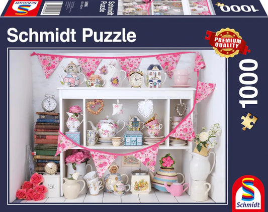 Pusle "Tea Time" 1000 tk-w008 WHSX Jigsaw Puzzles-Brain Games OÜ