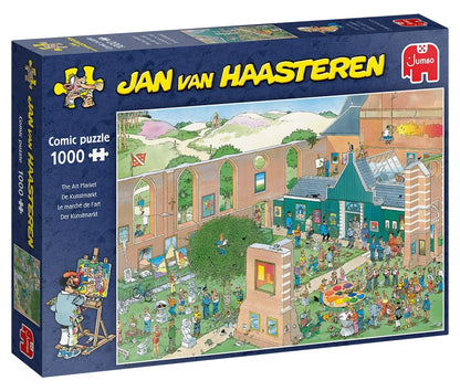 Pusle "The Art Market" 1000 tk-108 Jigsaw Puzzles-Brain Games OÜ