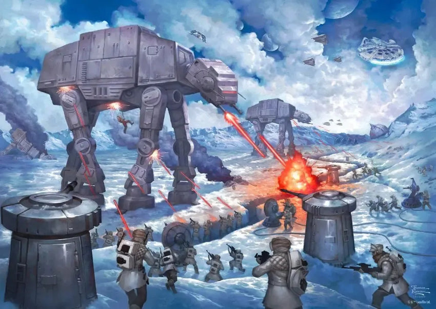 Pusle "The Battle of Hoth" 1000 tk-w008 WHSX Jigsaw Puzzles-Brain Games OÜ