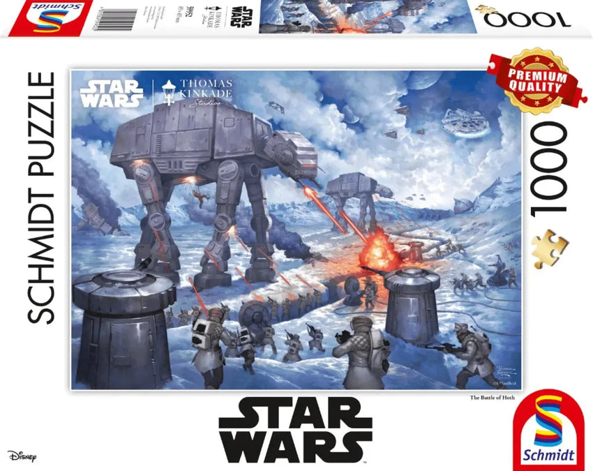 Pusle "The Battle of Hoth" 1000 tk-w008 WHSX Jigsaw Puzzles-Brain Games OÜ