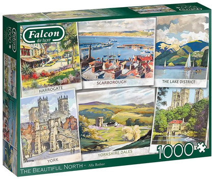 Pusle "The Beautiful North" 1000 tk-108 Jigsaw Puzzles-Brain Games OÜ