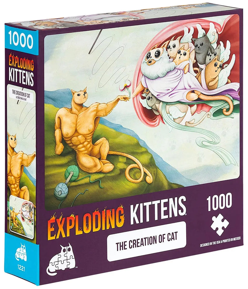 Pusle "The creation of cat" 1000 tk-w008 WHSX Jigsaw Puzzles-Brain Games OÜ