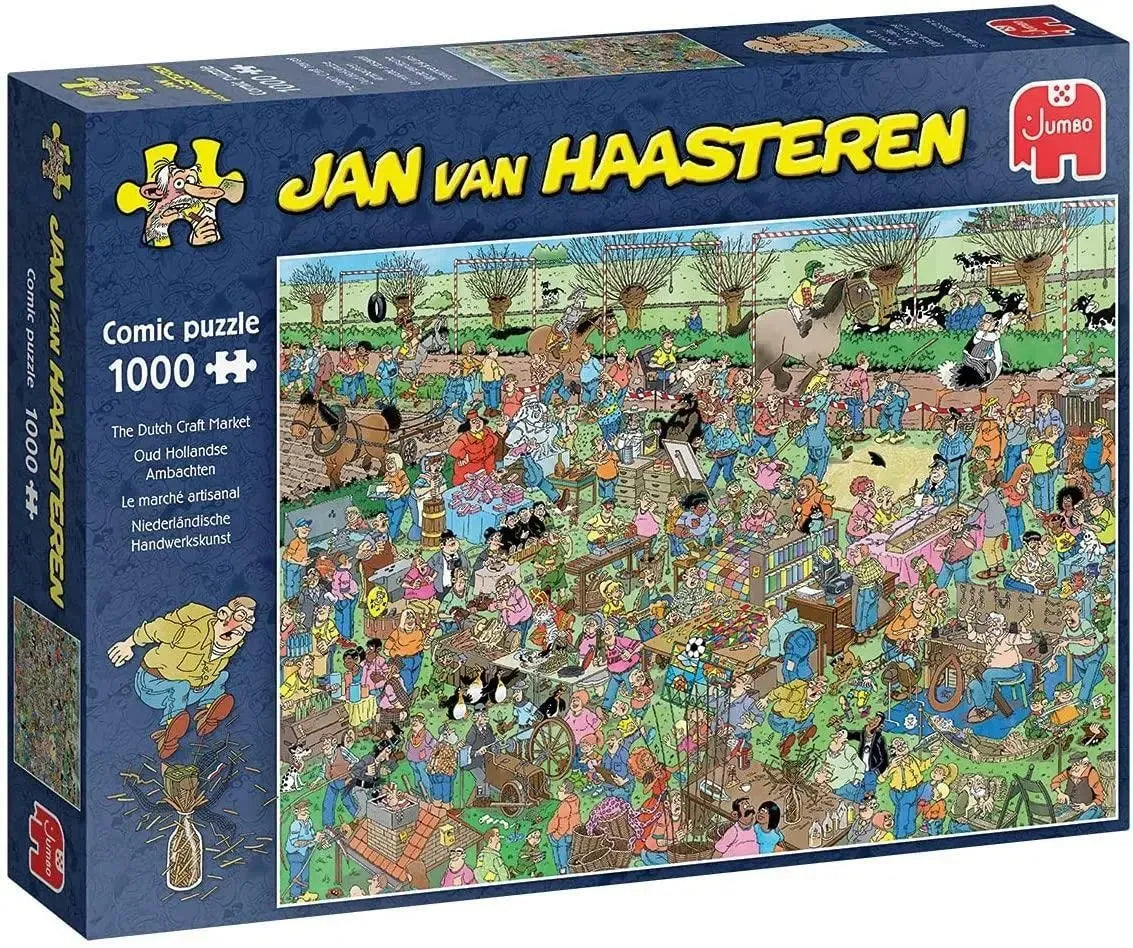 Pusle "The Dutch Craft Market" 1000 tk-108 Jigsaw Puzzles-Brain Games OÜ