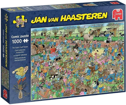 Pusle "The Dutch Craft Market" 1000 tk-108 Jigsaw Puzzles-Brain Games OÜ