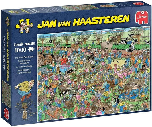 Pusle "The Dutch Craft Market" 1000 tk-108 Jigsaw Puzzles-Brain Games OÜ