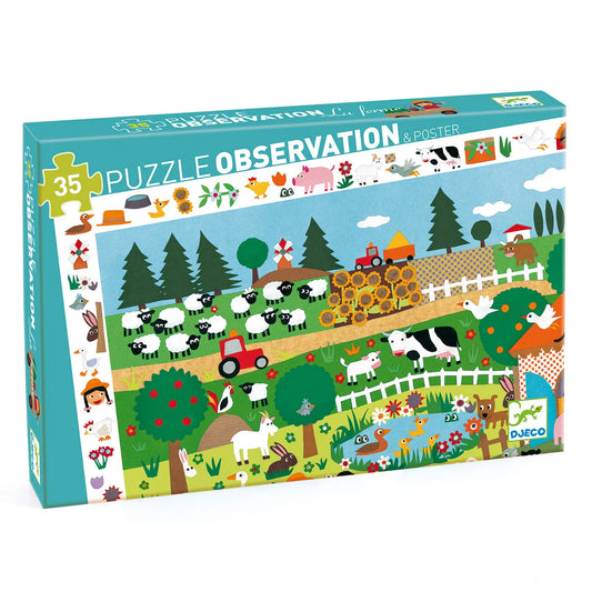 Pusle "The farm" 35 tk-008 Jigsaw Puzzles-Brain Games OÜ
