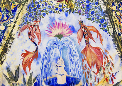 Pusle "The fountain" 1000 tk-w108 WHS Jigsaw Puzzles-Brain Games OÜ