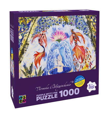 Pusle "The fountain" 1000 tk-w108 WHS Jigsaw Puzzles-Brain Games OÜ