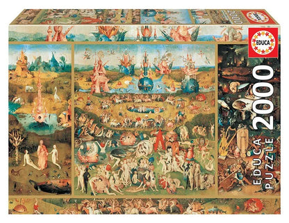 Pusle "The Garden of Earthly Delights" 2000 tk-w008 WHSX Jigsaw Puzzles-Brain Games OÜ