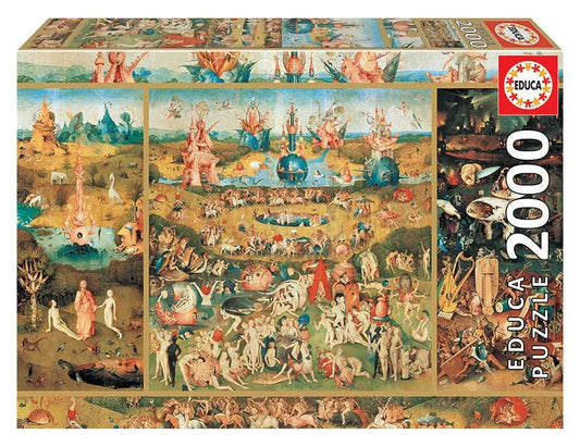 Pusle "The Garden of Earthly Delights" 2000 tk-w008 WHSX Jigsaw Puzzles-Brain Games OÜ