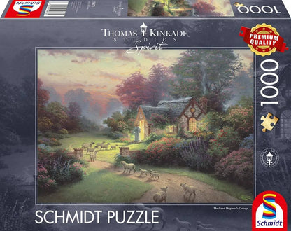 Pusle "The Good Shepherd‘s Cottage" 1000 tk-w008 WHSX Jigsaw Puzzles-Brain Games OÜ