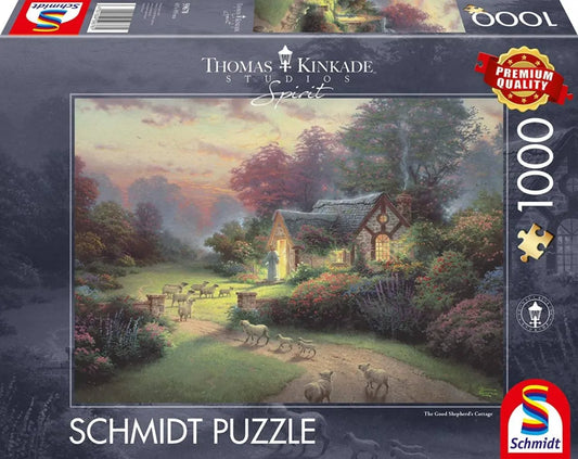 Pusle "The Good Shepherd‘s Cottage" 1000 tk-w008 WHSX Jigsaw Puzzles-Brain Games OÜ