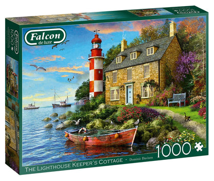 Pusle "The Lighthouse Keeper's Cottage" 1000 tk-108 Jigsaw Puzzles-Brain Games OÜ