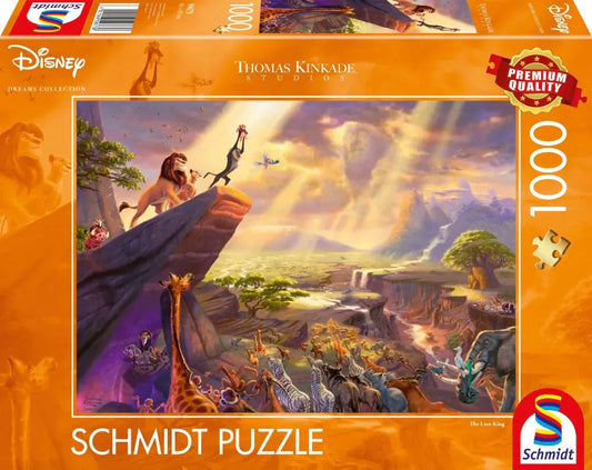 Pusle "The Lion King" 1000 tk-w008 WHSX Jigsaw Puzzles-Brain Games OÜ