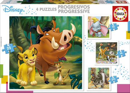 Pusle "The Lion King" 12-16-20-25 tk-w008 WHSX Jigsaw Puzzles-Brain Games OÜ