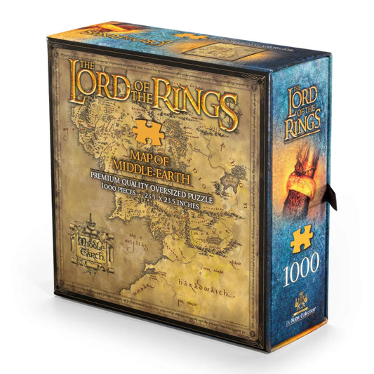 Pusle "The Lord of the Rings Middle Earth's Map" 1000 tk-Strateegiamängud-Brain Games OÜ