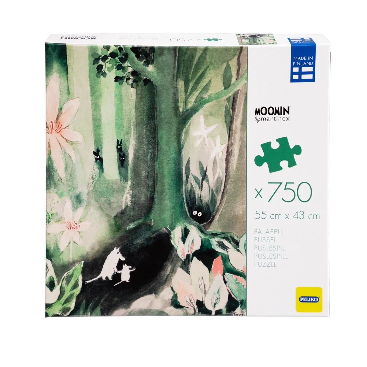 Pusle "The Moomins and The Great Flood" 750 tk-101 Board / Card Games-Brain Games OÜ